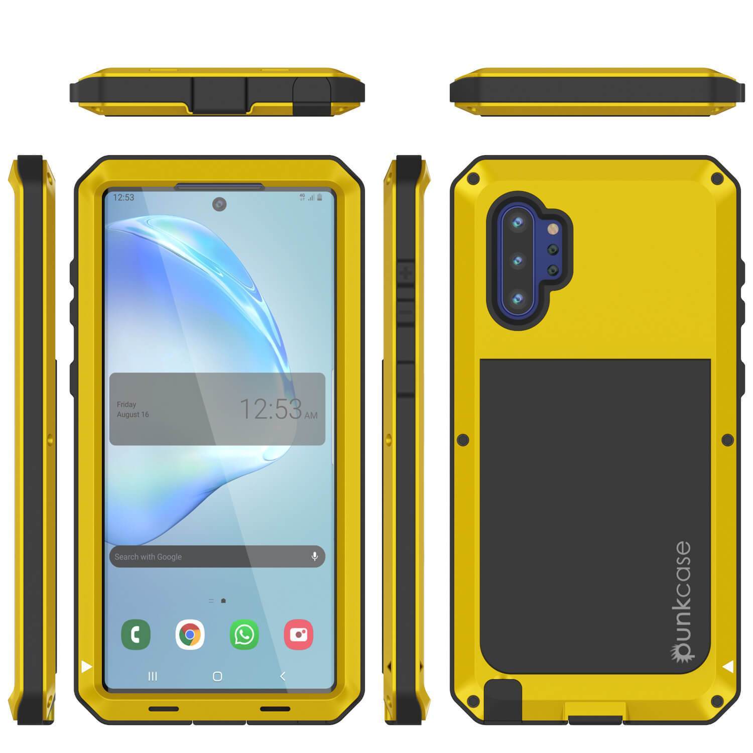 Capa Galaxy Note 10+ Plus, Capa PUNKcase Metálica Neon à Prova de Choque Slim Metal Armor [Neon]