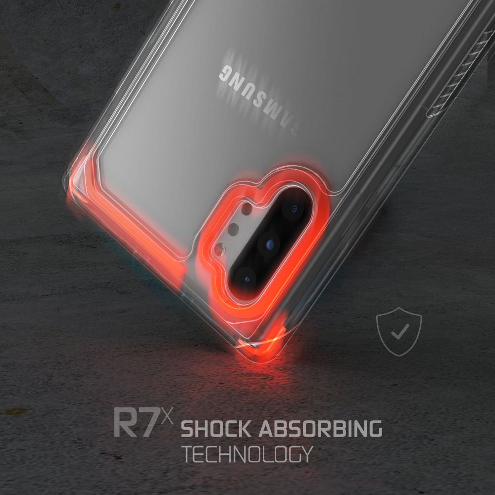 ATOMIC SLIM 3 para Galaxy Note 10+ Plus - Capa de Alumínio de Grau Militar [Vermelha]
