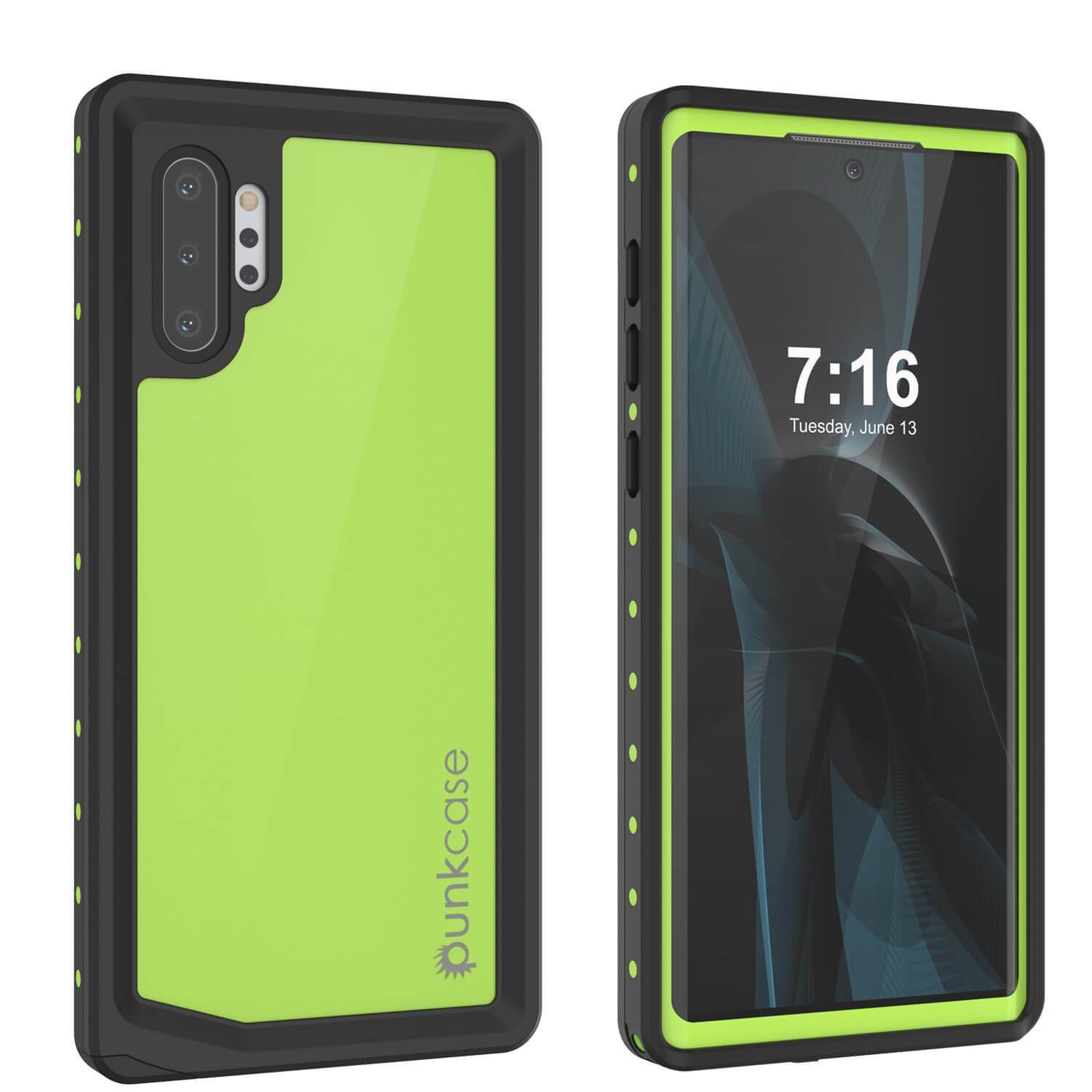 Capa à Prova d'Água para Galaxy Note 10+ Plus, Capa de Armadura Fina Verde Claro Punkcase Studstar