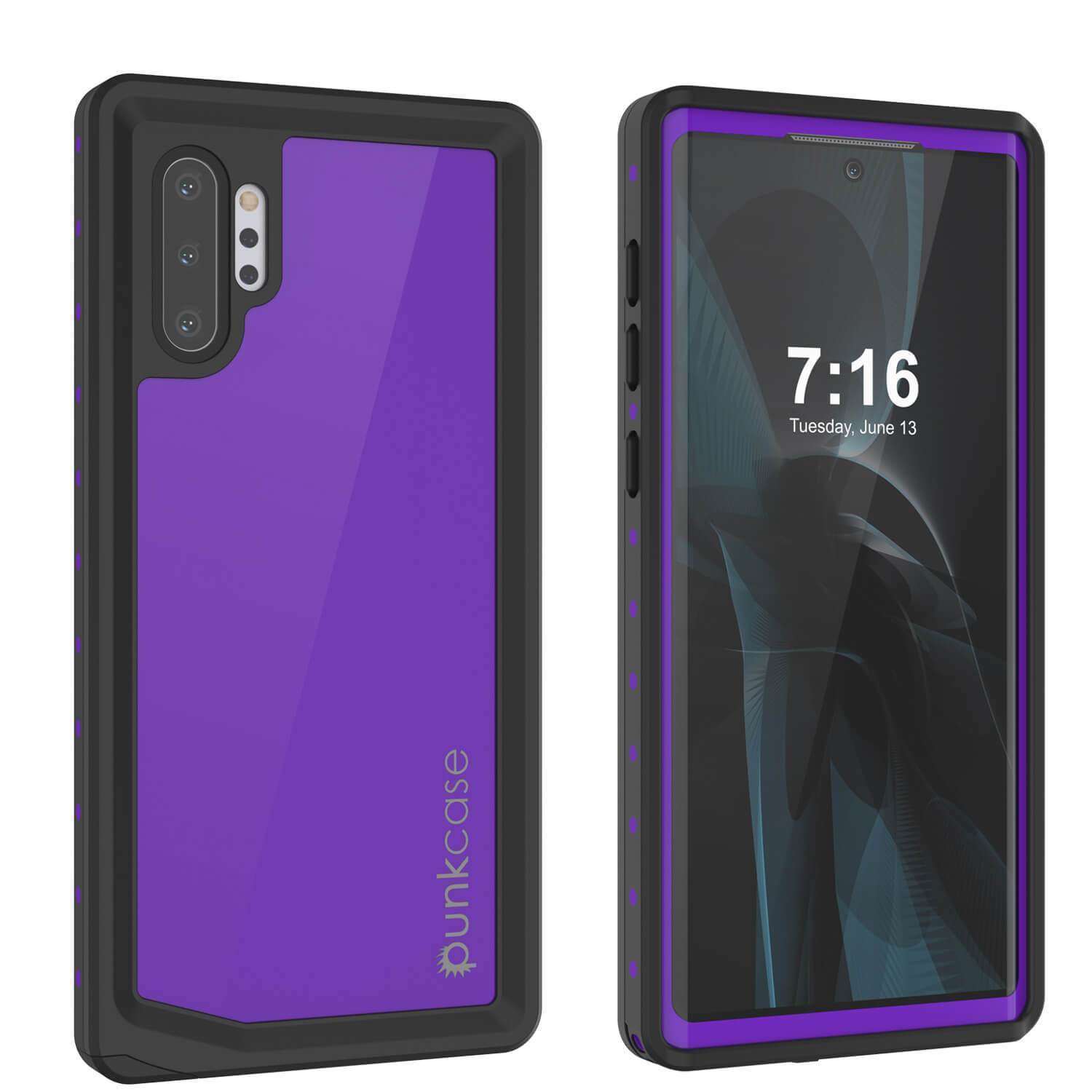 Capa à prova d'água Galaxy Note 10+ Plus, Serie Roxa Punkcase Studstar Capa Fina de Armadura