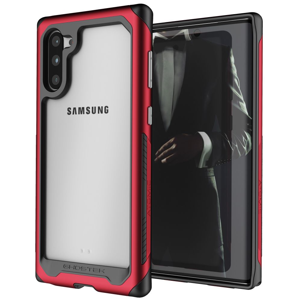 ATOMIC SLIM 3 para Galaxy Note 10 - Capa de Alumínio de Grau Militar [Vermelho]