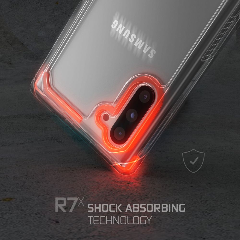 ATOMIC SLIM 3 para Galaxy Note 10 - Capa de Alumínio de Grau Militar [Vermelho]