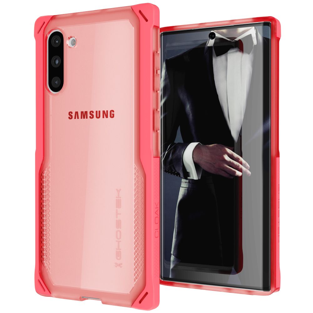 Capa híbrida protetora CLOAK 4 para Galaxy Note 10 [Rosa]