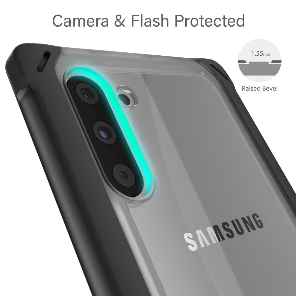 CLOAK 4 para Capa de Híbrido Resistente a Choques Galaxy Note 10+ Plus [Cor-de-Rosa]