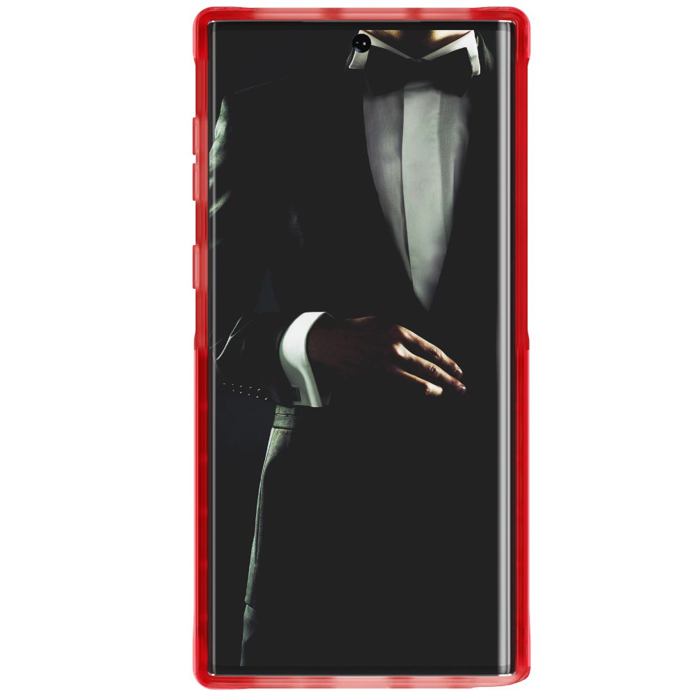 CLOAK 4 para Capa Híbrida Resistente a Choques para Galaxy Note 10 [Vermelho]
