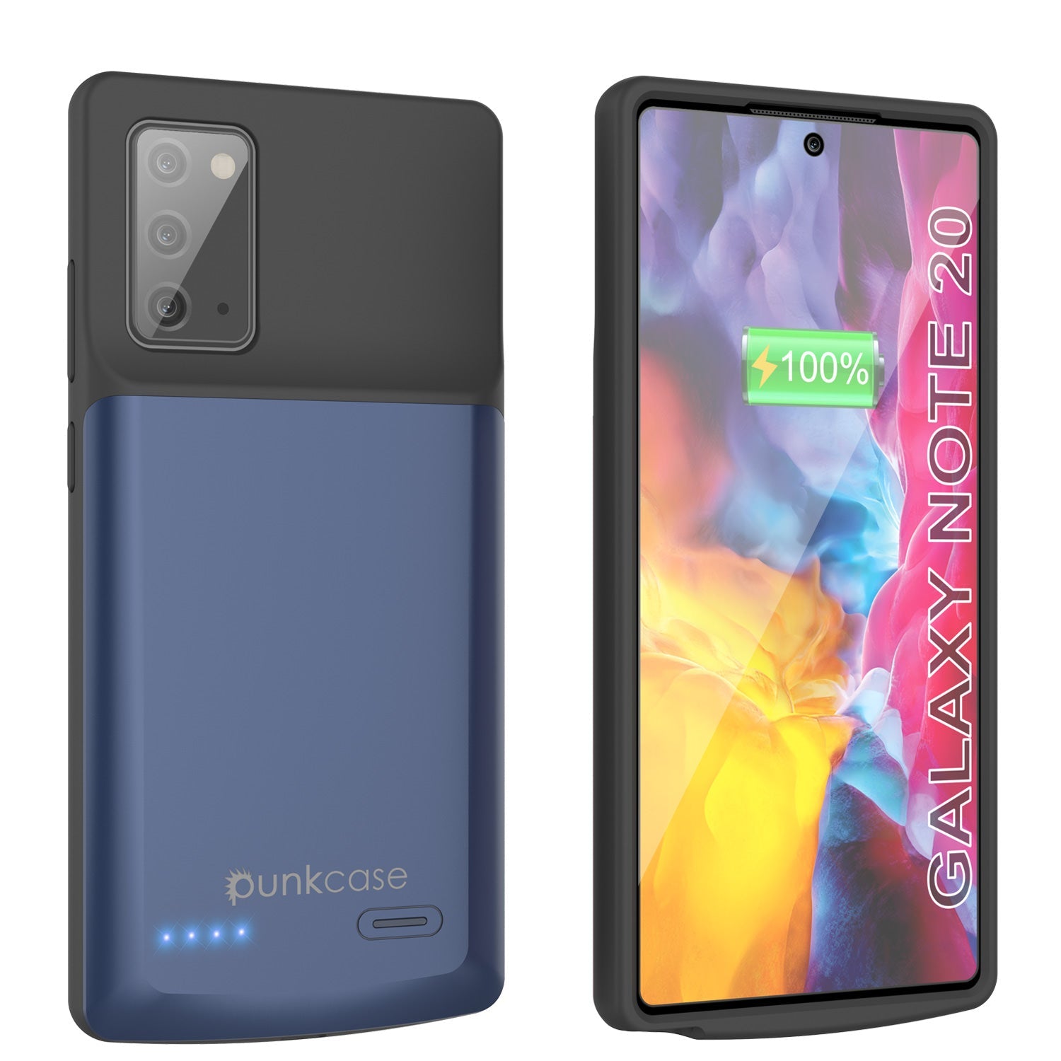 Capa fina carregadora de bateria Galaxy Note 20 6000mAh [Azul]