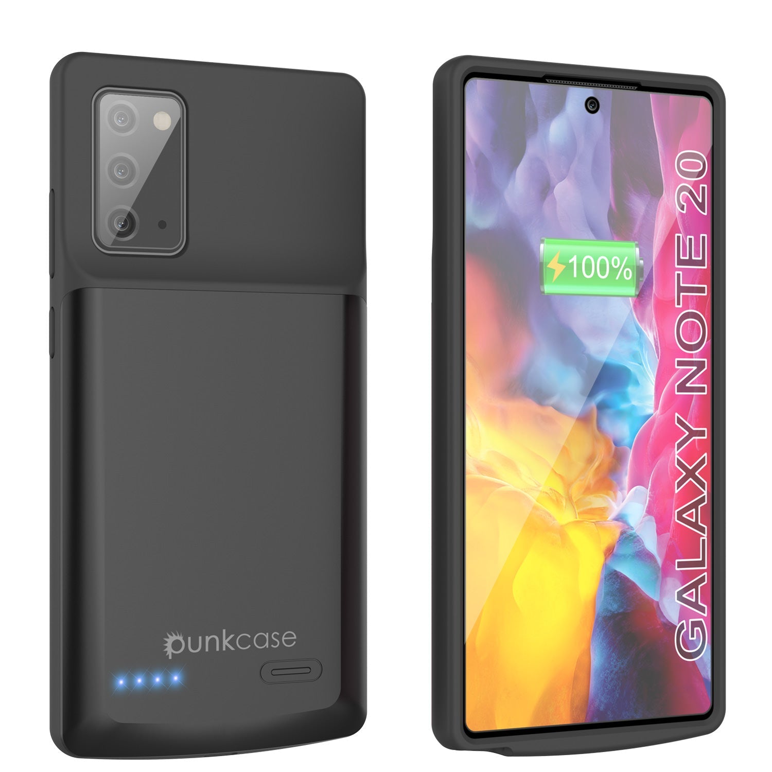 Carregador de bateria 6000mAH para Galaxy Note 20 Estojo Slim [Preto]
