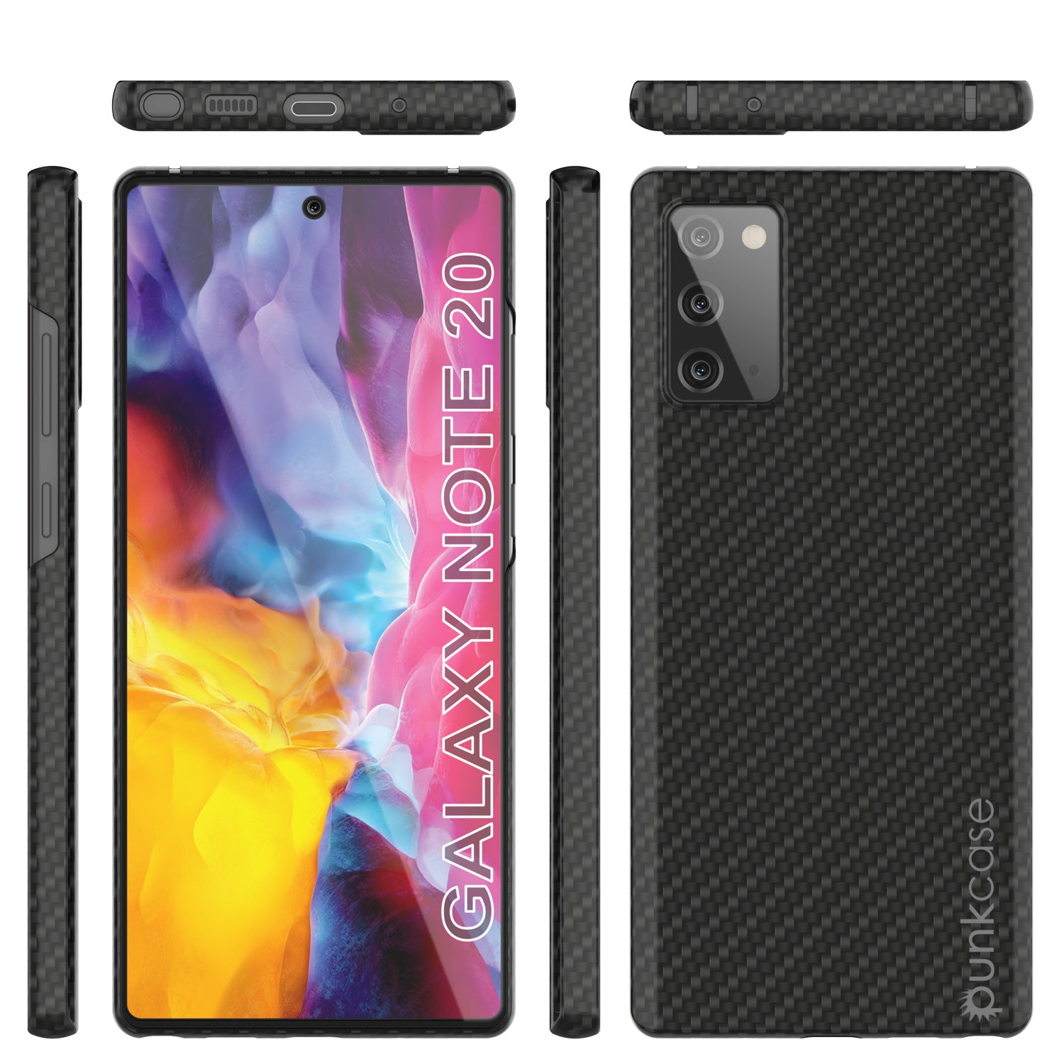 Capa Galaxy Note 20, Punkcase CarbonShield, Capa Resistente e Ultra Fina