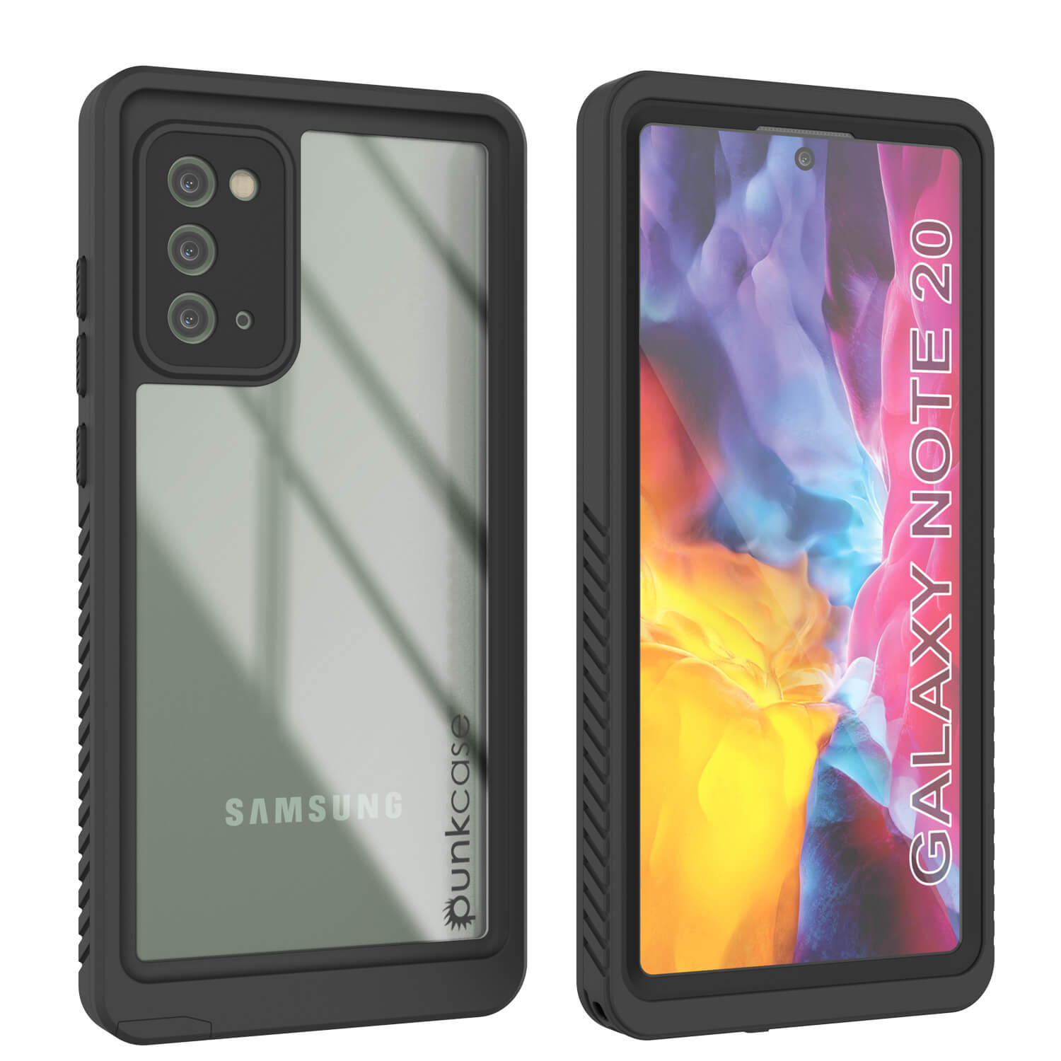 Capa Galaxy Note 20, Punkcase [Série Extrema] Capa de armadura com protetor de tela embutido [Preto]