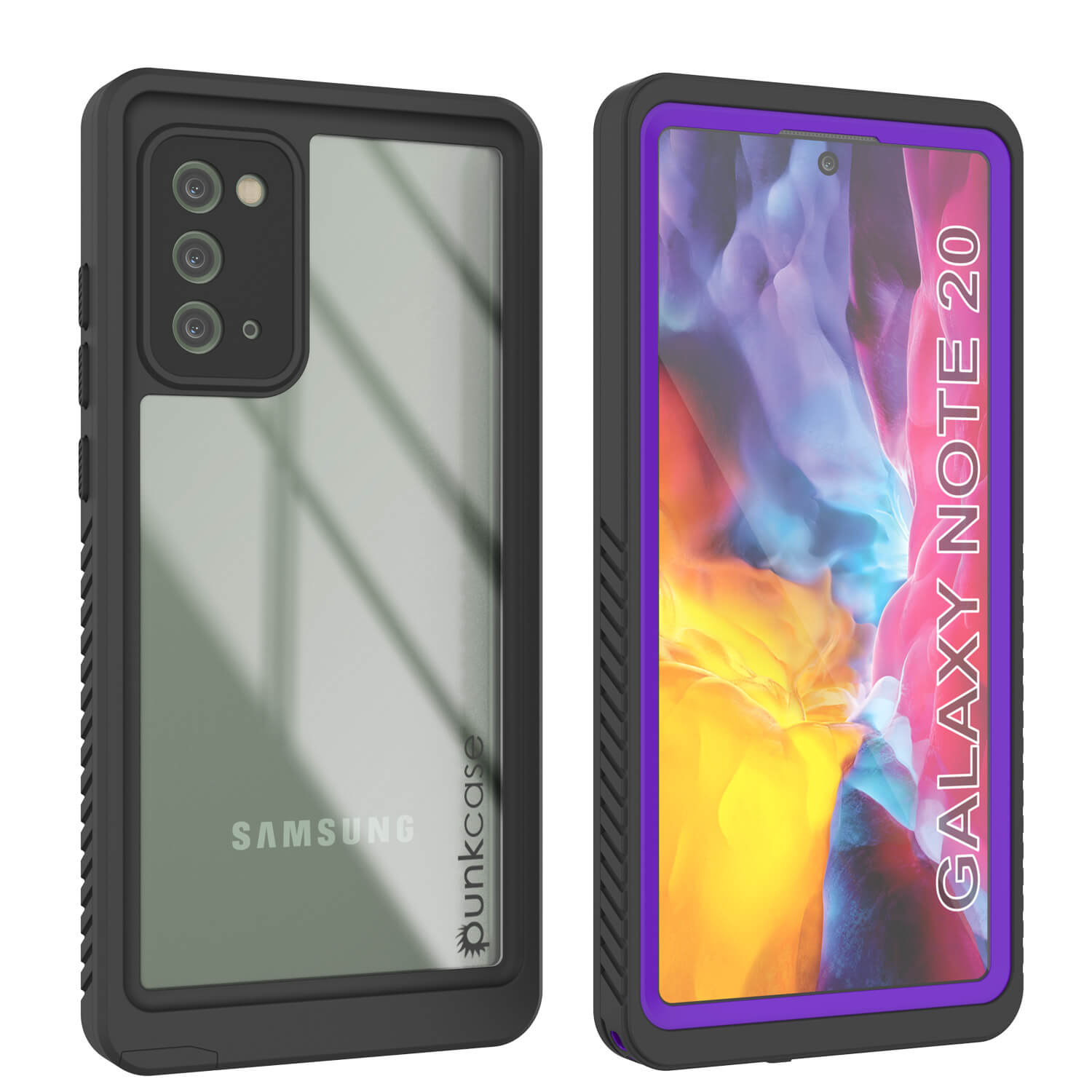 Capa Galaxy Note 20, Punkcase [Série Extrema] Capa de Armadura com Protetor de Tela Embutido [Roxo]