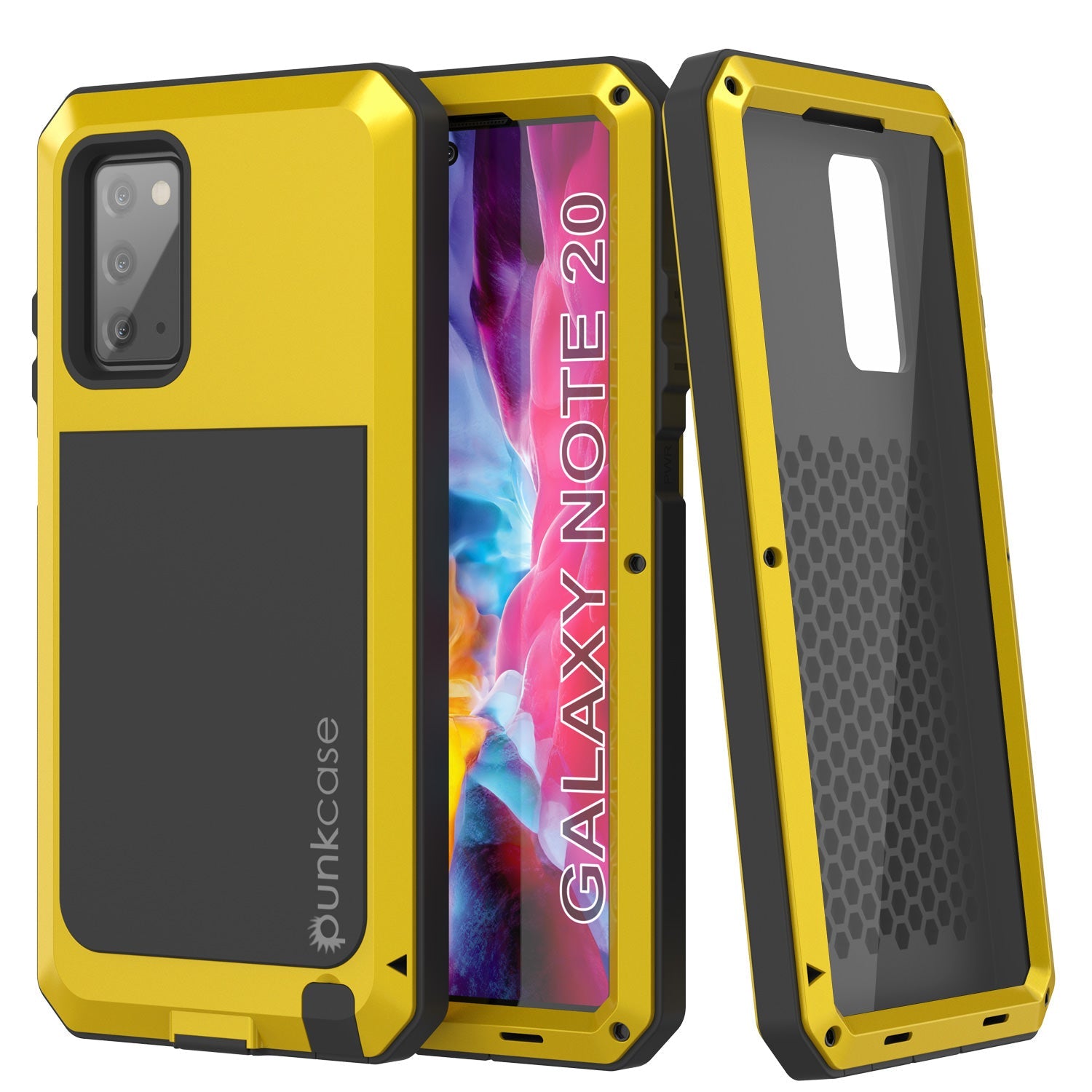 Capa Galaxy Note 20, Capa Metálica Neon à Prova de Choque Slim Metal Armor PUNKcase [Neon]