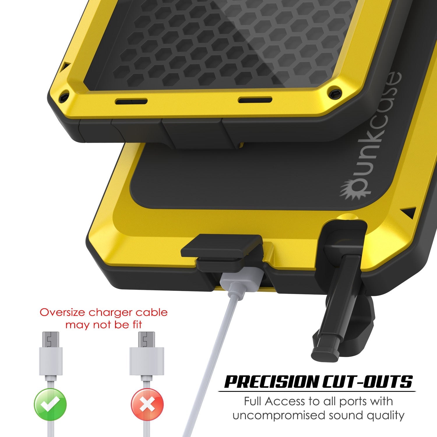 Capa Galaxy Note 20, Capa Metálica Neon à Prova de Choque Slim Metal Armor PUNKcase [Neon]
