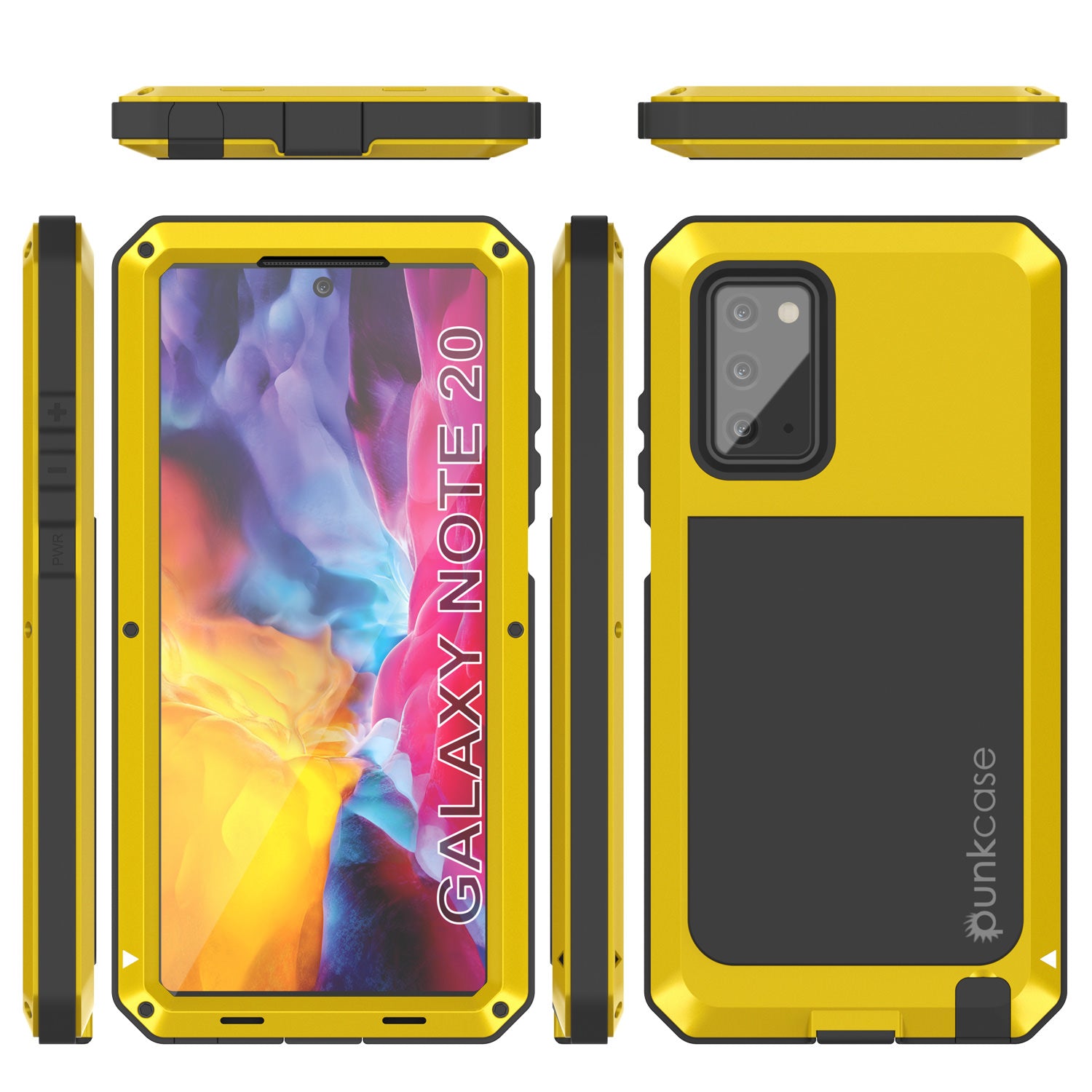 Capa Galaxy Note 20, Capa Metálica Neon à Prova de Choque Slim Metal Armor PUNKcase [Neon]