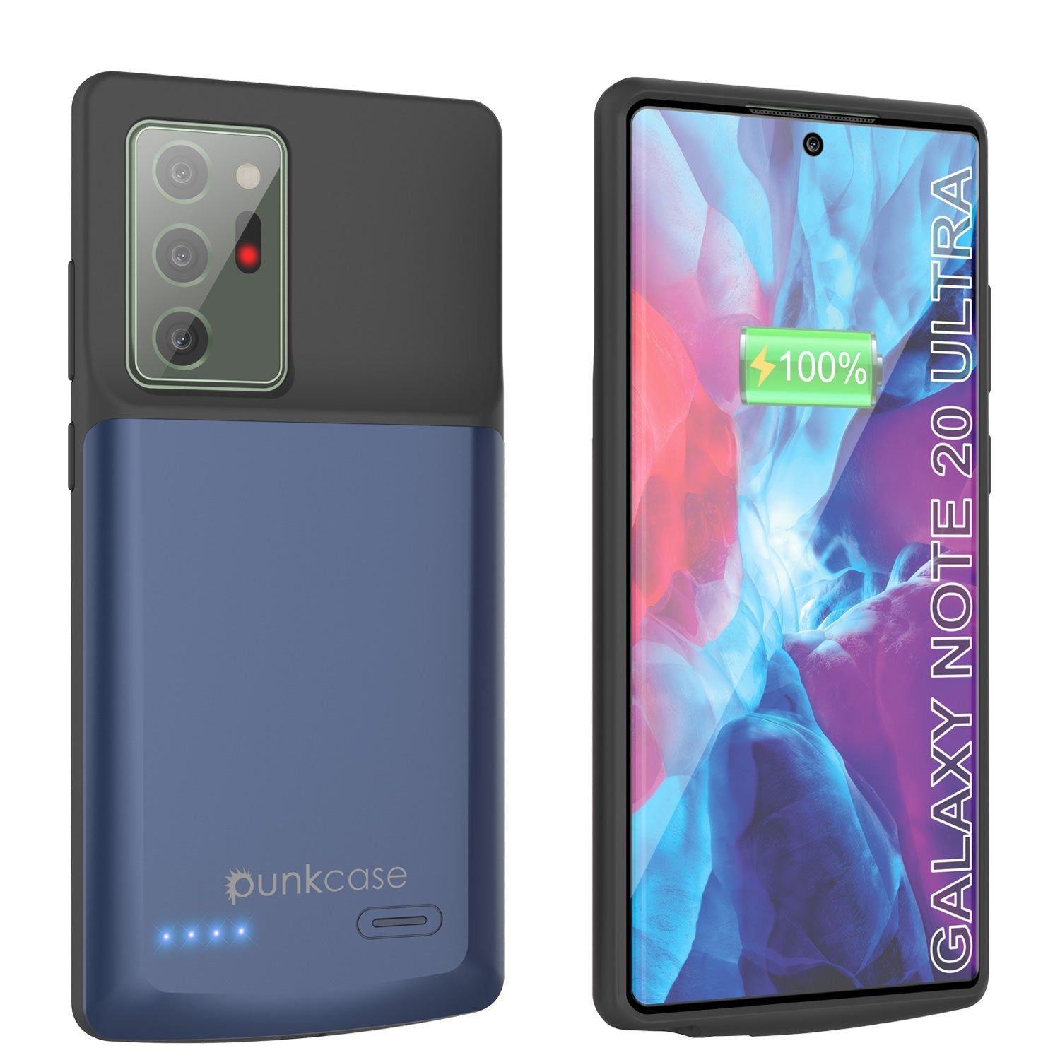 Carregador de bateria Slim para Galaxy Note 20 Ultra com 6000mAH [Azul]