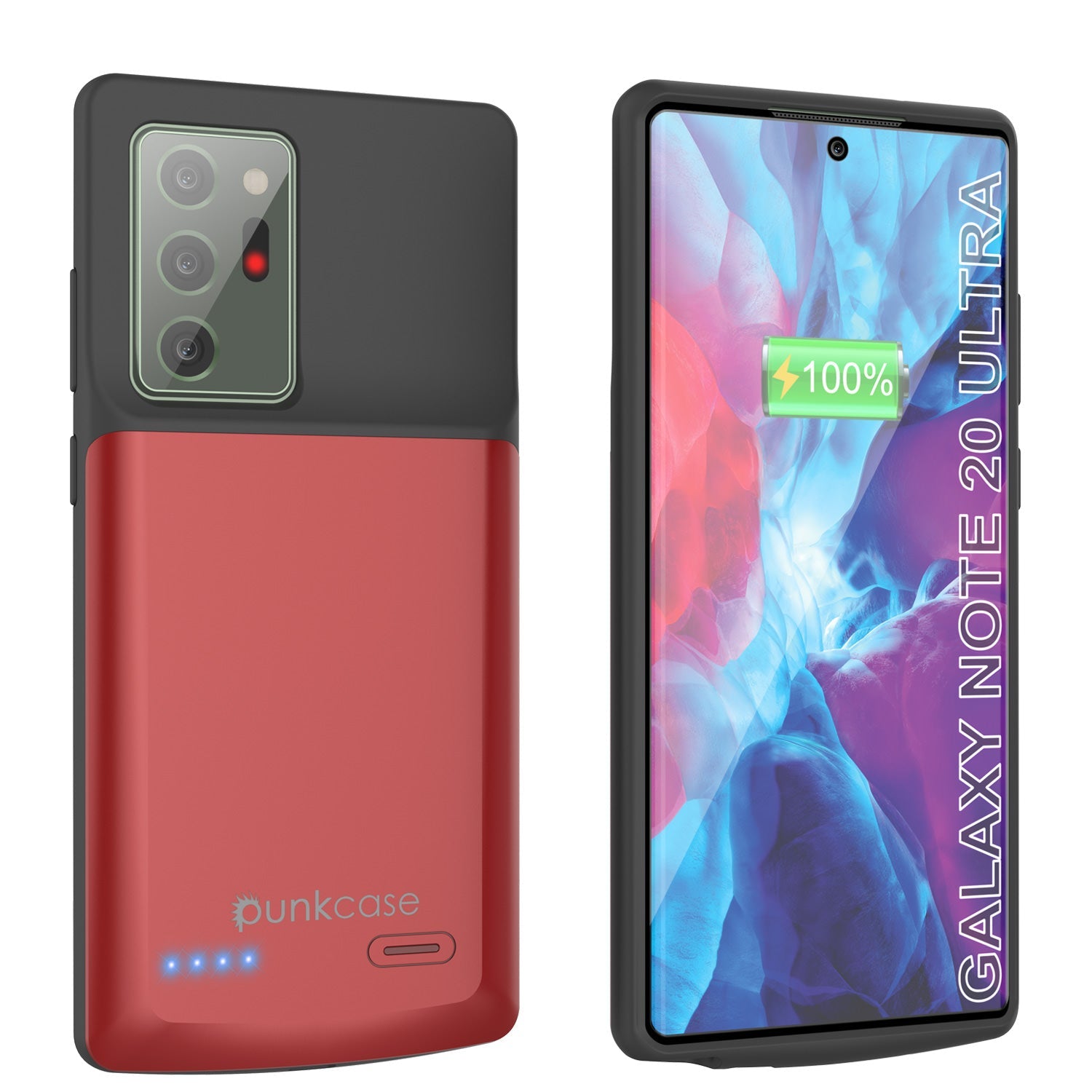 Carregador de Bateria Slim para Galaxy Note 20 Ultra 6000mAH [Vermelho]