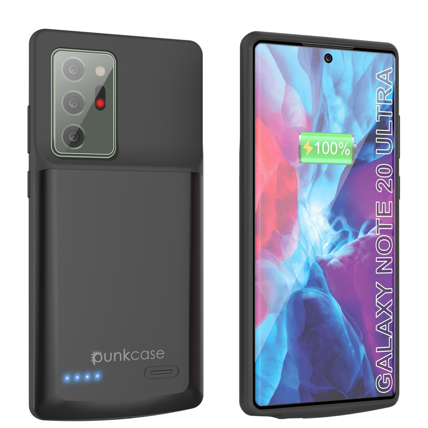 Carregador de bateria fina para Galaxy Note 20 Ultra 6000mAH [Preto]