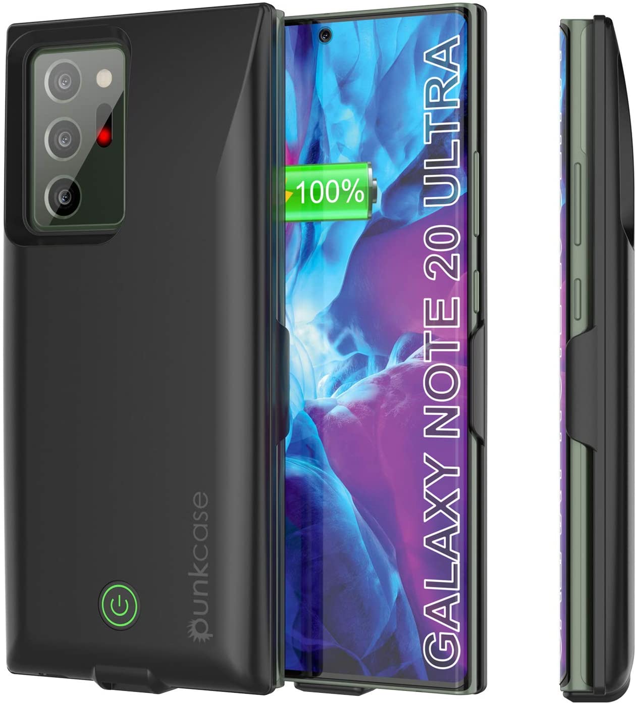 Carregador de bateria Galaxy Note 20 Ultra 6000mAH PunkJuice 2.0 Capa Slim [Preto]