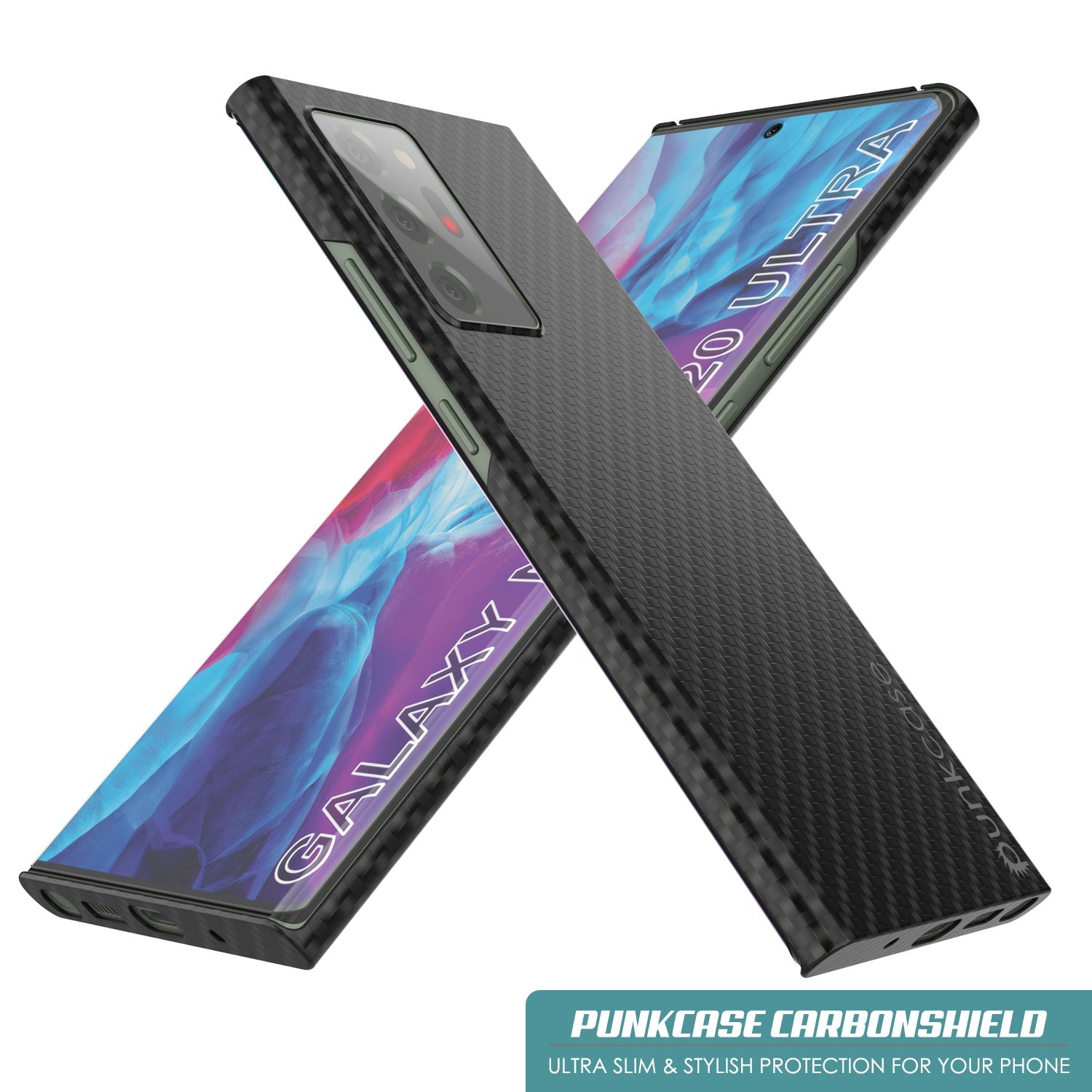 Capa Galaxy Note 20 Ultra, Punkcase CarbonShield, Capa Resistente e Ultra Fina