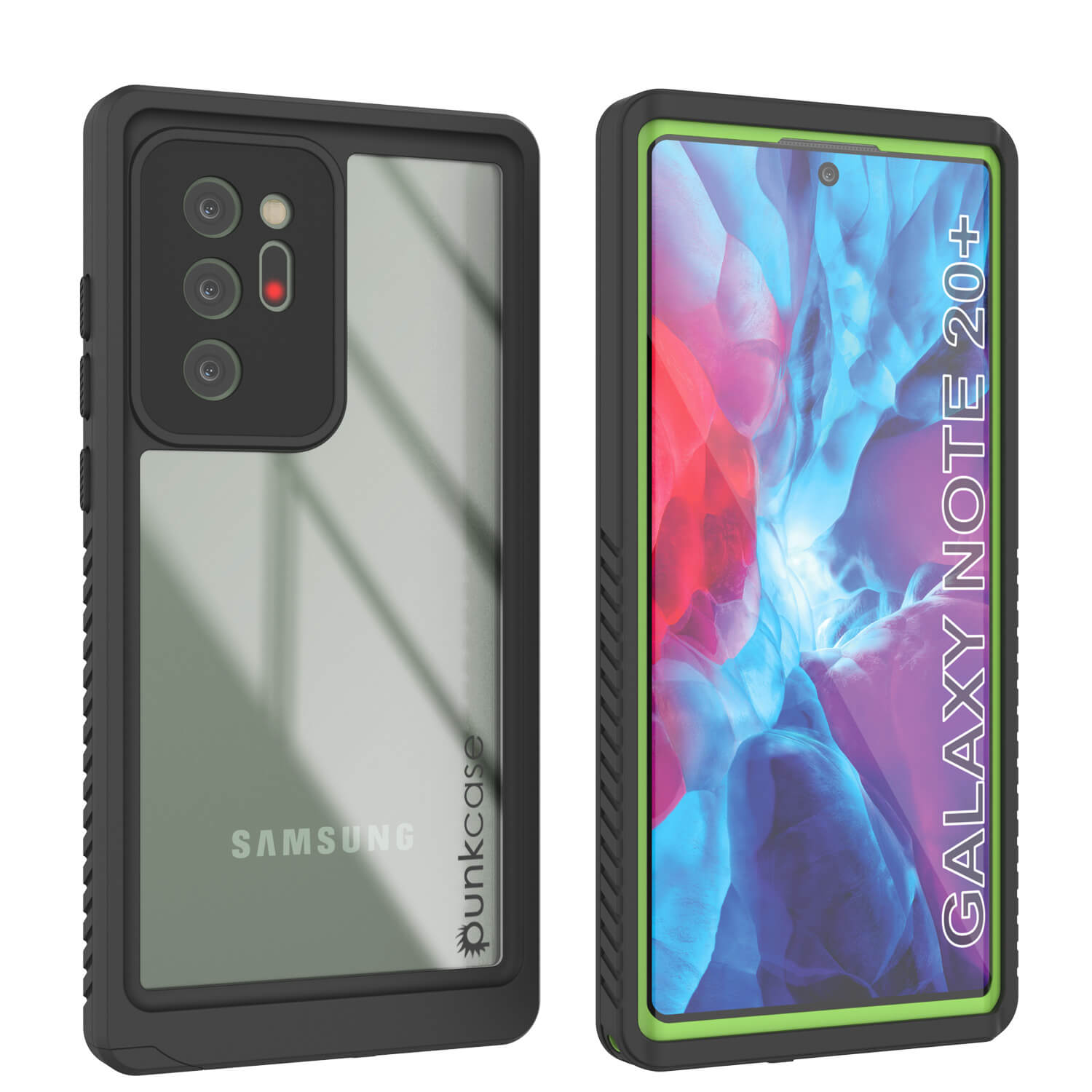 Capa Galaxy Note 20 Ultra, Punkcase [Série Extrema] Capa de Armadura com Protetor de Tela Integrado [Verde Claro]