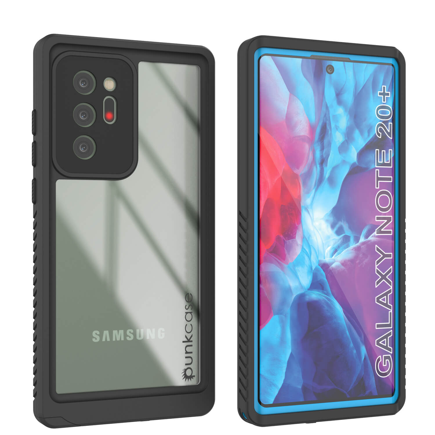 Capa Galaxy Note 20 Ultra, Punkcase [Série Extrema] Capa de Armadura com Protetor de Tela Embutido [Azul Claro]