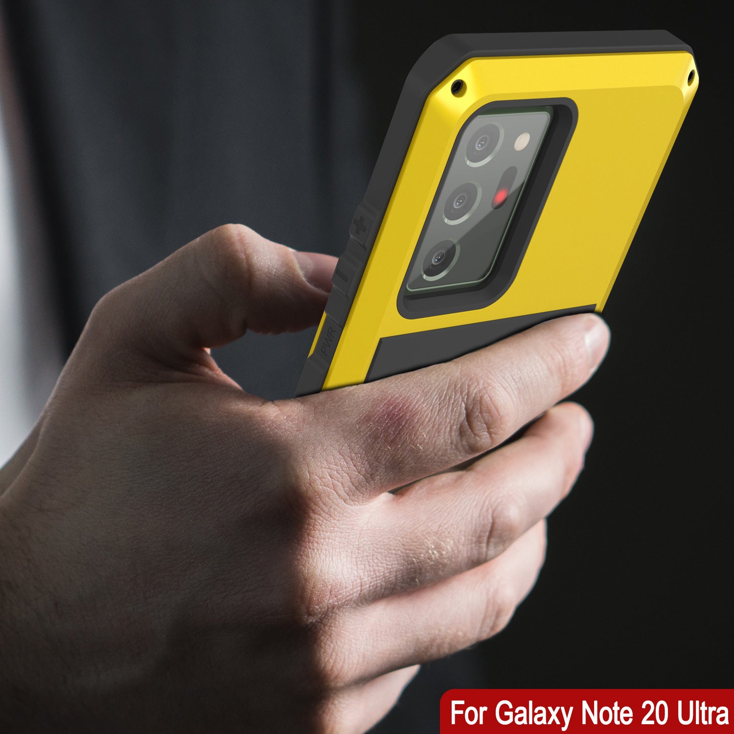 Capa Galaxy Note 20 Ultra, Capa PUNKcase Metálica Neon à Prova de Choque Fina Armadura de Metal [Neon]