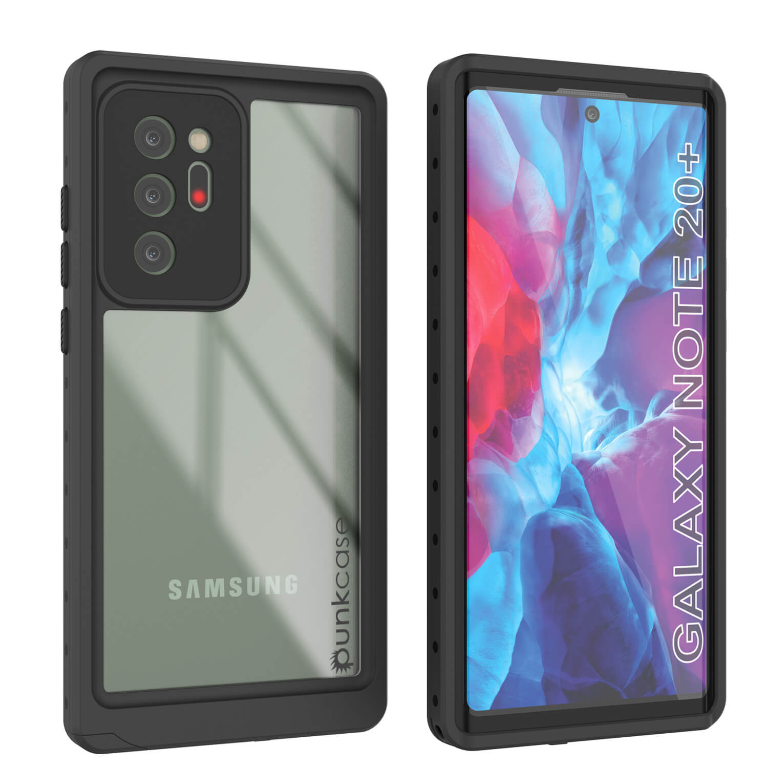 Capa à prova d'água Galaxy Note 20 Ultra, cobertura fina de armadura clara Punkcase Studstar