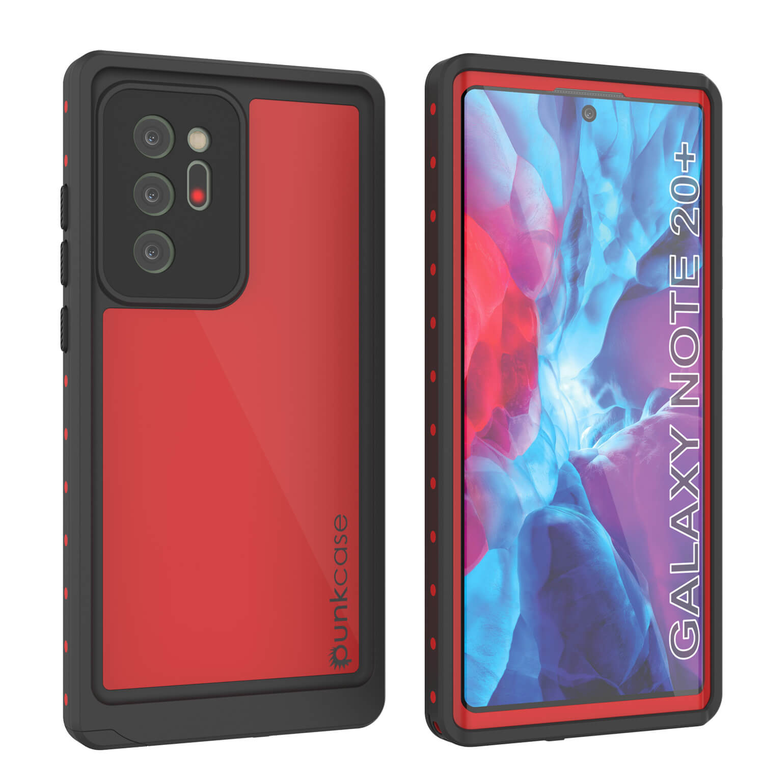 Capa à prova d'água para Galaxy Note 20 Ultra, série Vermelha Punkcase Studstar Thin Armor Cover
