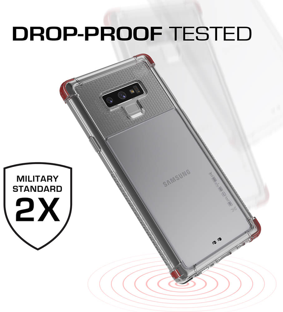 Capa Galaxy Note 9, Ghostek Covert 2 TPU Bumper Frame [À Prova de Choque] | Branco