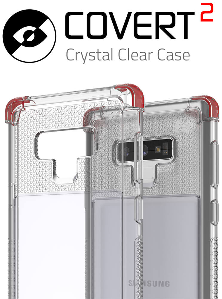 Capa Galaxy Note 9, Ghostek Covert 2 TPU Bumper Frame [À Prova de Choque] | Branco