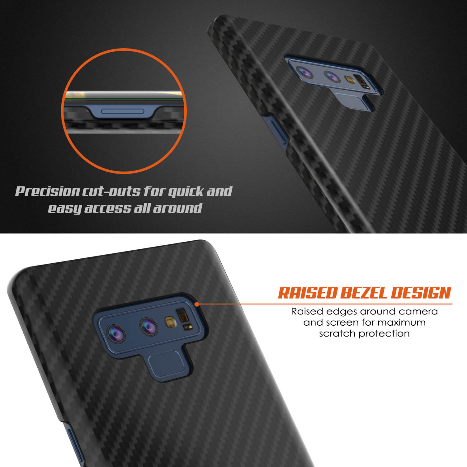 Capa Galaxy Note 9, Punkcase CarbonShield, Resistente e Ultra Fina