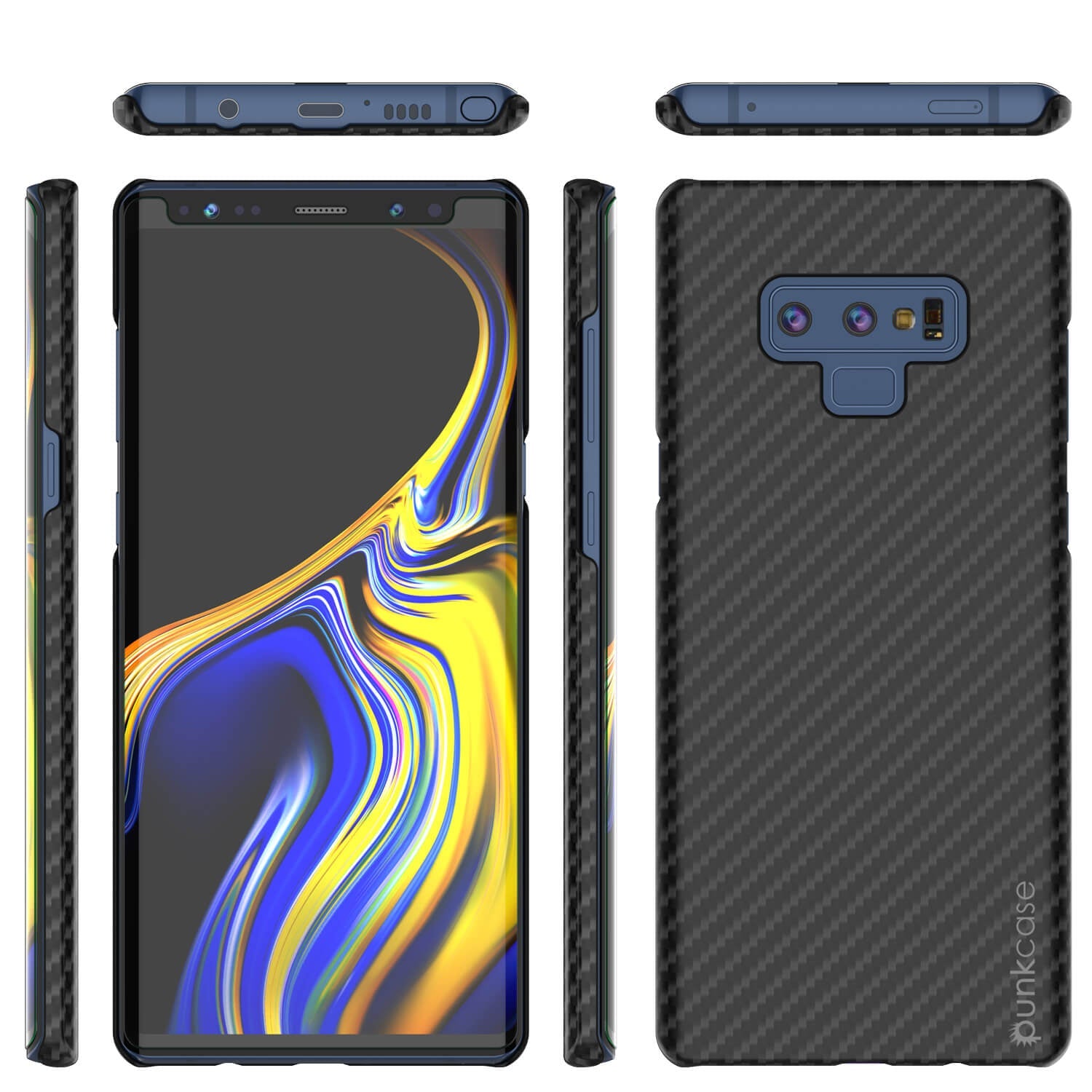Capa Galaxy Note 9, Punkcase CarbonShield, Resistente e Ultra Fina