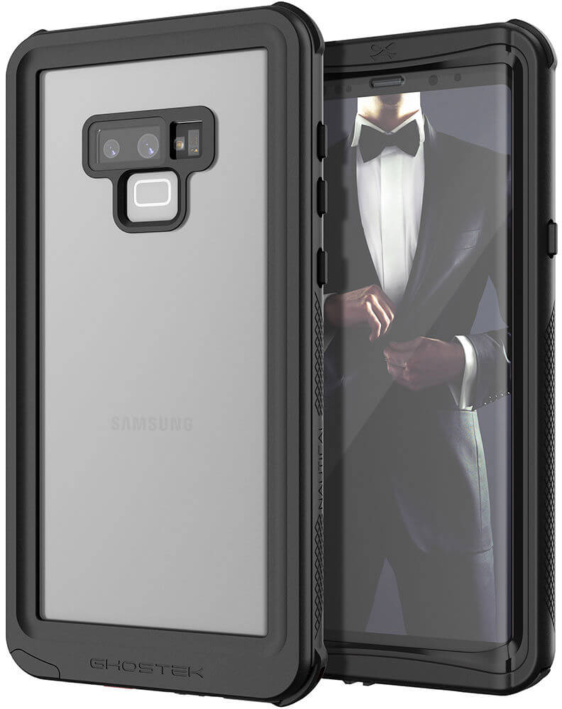 Galaxy Note 9, Capa Impermeável Ghostek Nautical para Corpo Inteiro em TPU [À Prova de Choque] | Preto