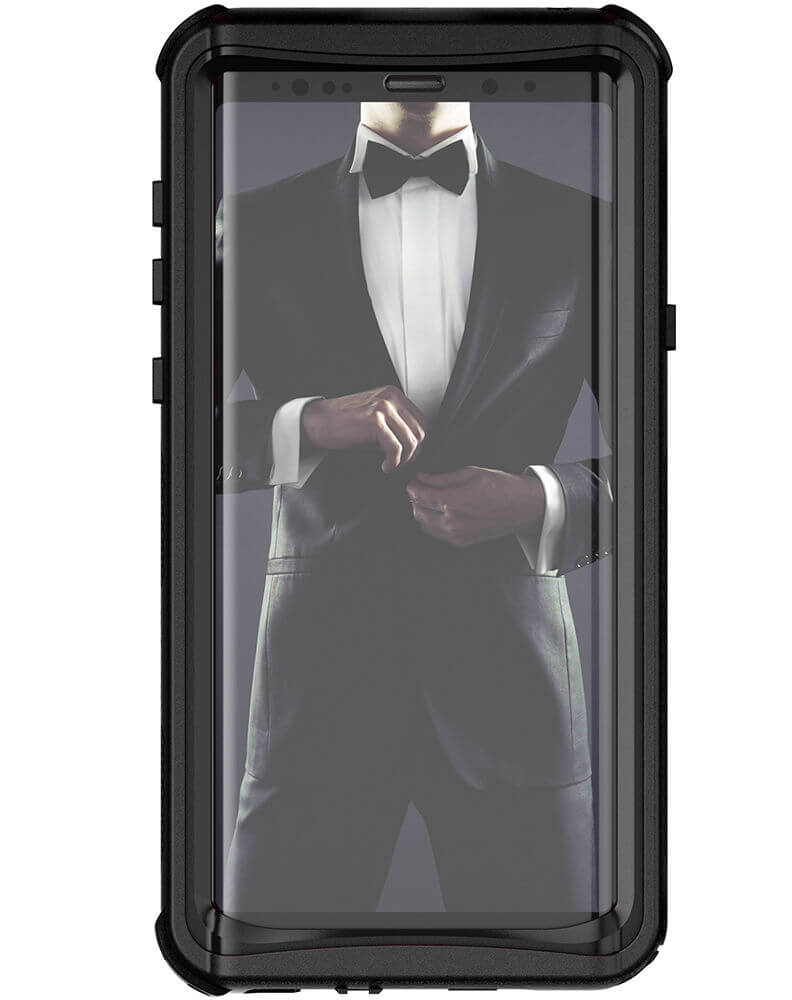 Galaxy Note 9, Capa Impermeável Ghostek Nautical para Corpo Inteiro em TPU [À Prova de Choque] | Preto
