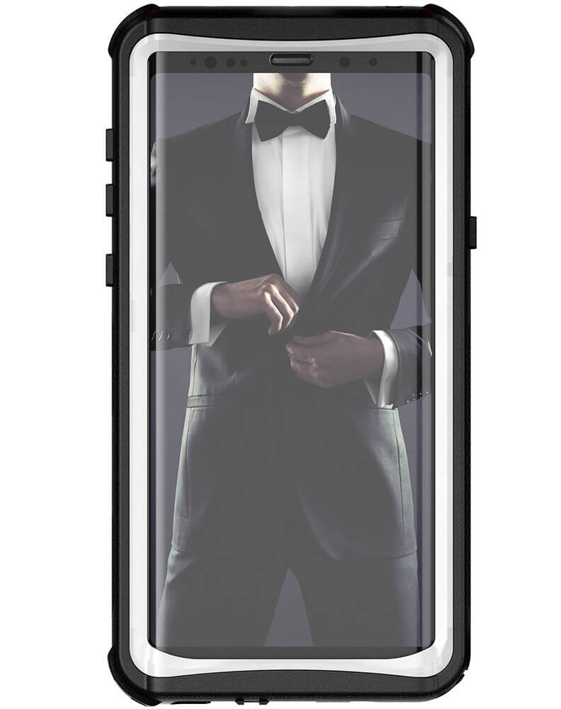 Galaxy Note 9, Capa Impermeável Ghostek Nautical para Corpo Inteiro TPU [À Prova de Choque] | Branco