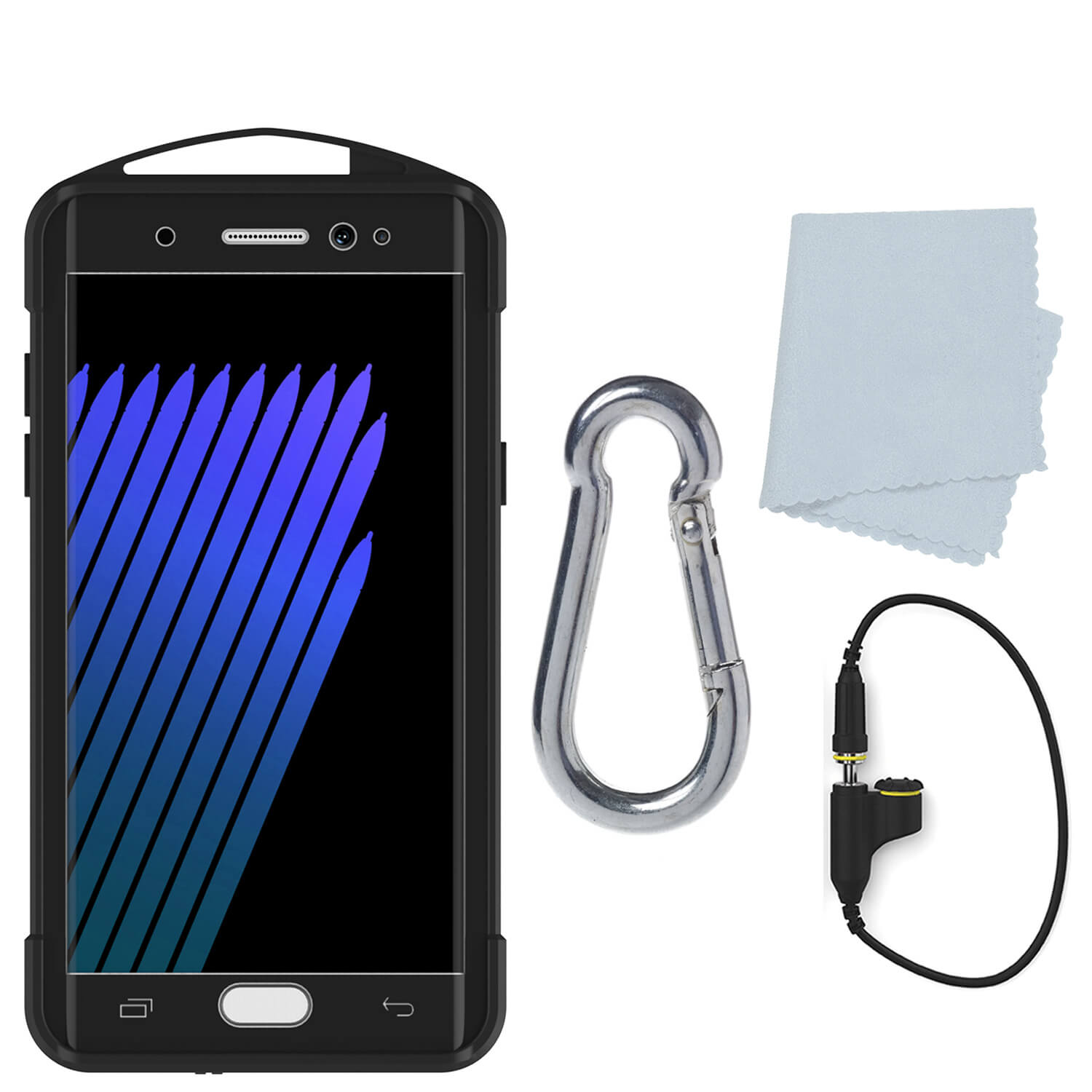 Galaxy Note FE Waterproof Case, Punkcase WEBSTER Series, Camouflage | Heavy Duty Armor Cover