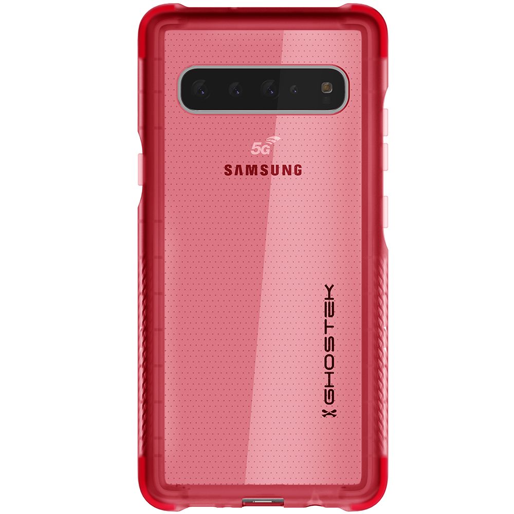 Capa Clara Ultra Fina COVERT 3 para Galaxy S10 5G [Rosa]