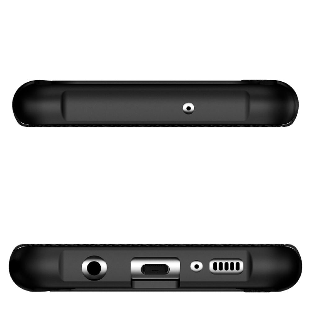 EXEC 3 para Galaxy S10 5G Estojo de Couro Flip Wallet [Preto]