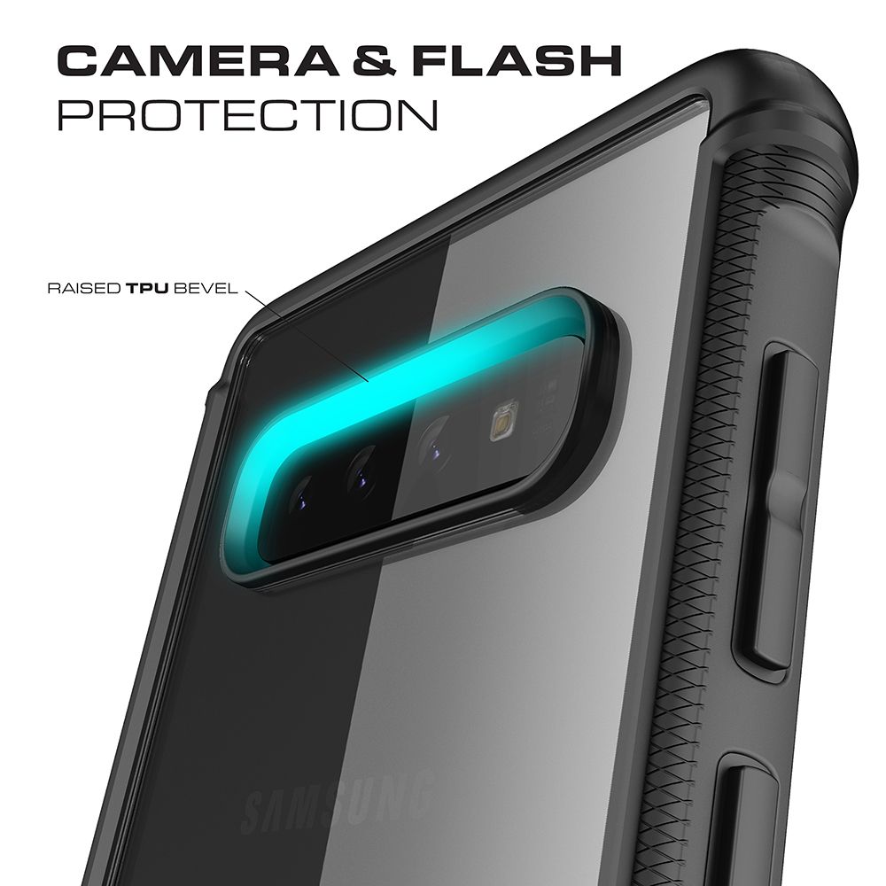 EXEC 3 para Galaxy S10 5G Capa de Carteira Flip em Couro [Vermelho]