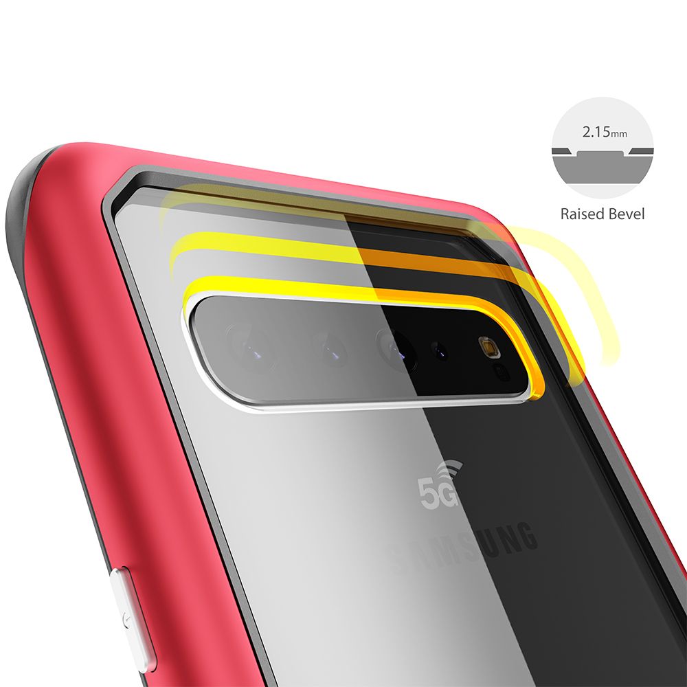 Atomic Slim 2 para Galaxy S10 5G - Capa de Alumínio de Grau Militar [Rosa]