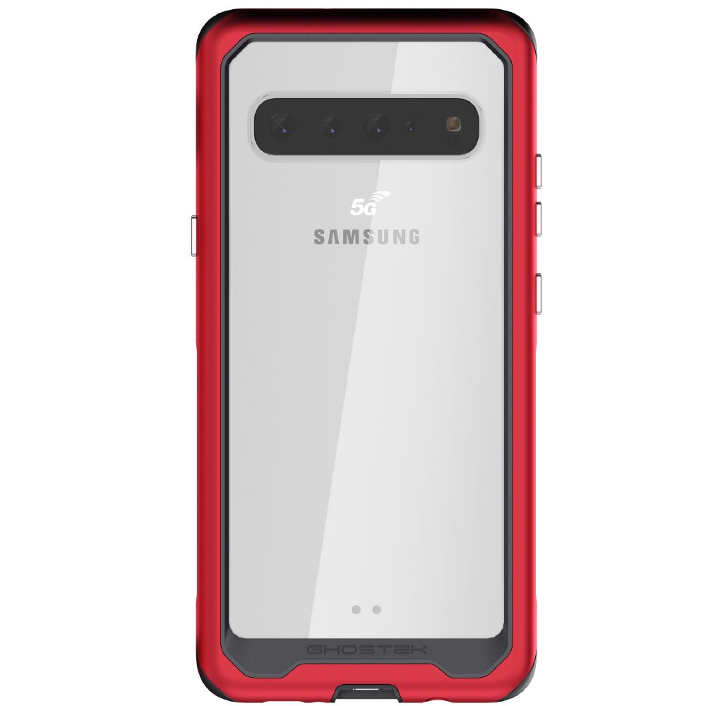 Capa Atomic Slim 2 para Galaxy S10 5G - Case de Alumínio de Grau Militar [Vermelho]