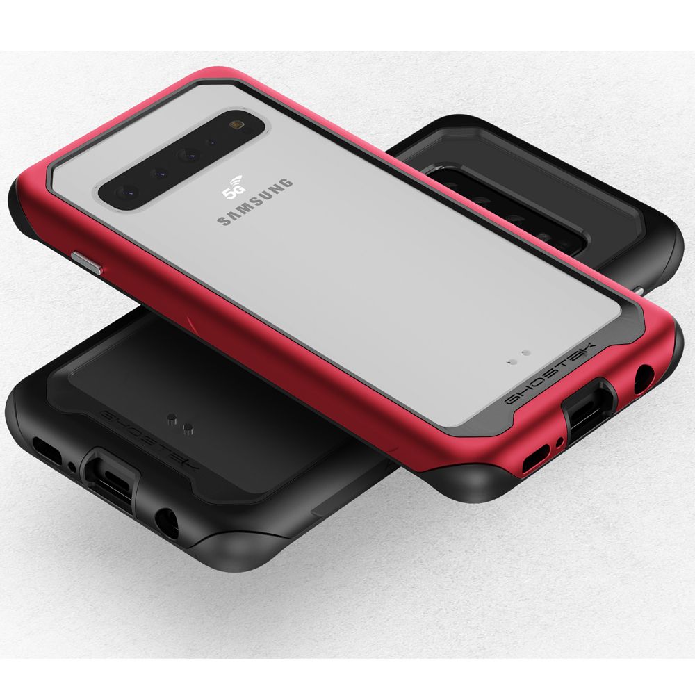 Atomic Slim 2 para Galaxy S10 5G - Capa de Alumínio de Grau Militar [Rosa]