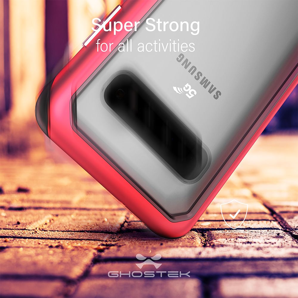 Atomic Slim 2 para Galaxy S10 5G - Capa de Alumínio de Grau Militar [Rosa]