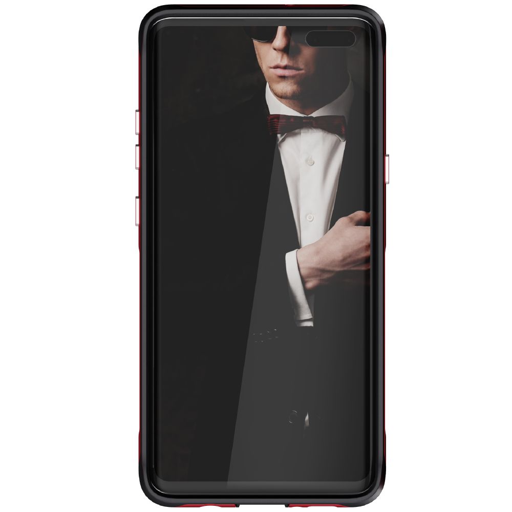 Capa Atomic Slim 2 para Galaxy S10 5G - Case de Alumínio de Grau Militar [Vermelho]