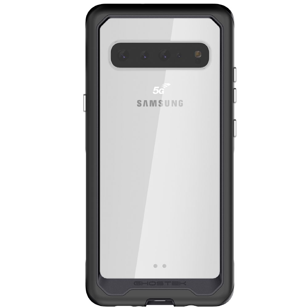 Atomic Slim 2 para Galaxy S10 5G - Capa de Alumínio de Grau Militar [Preto]