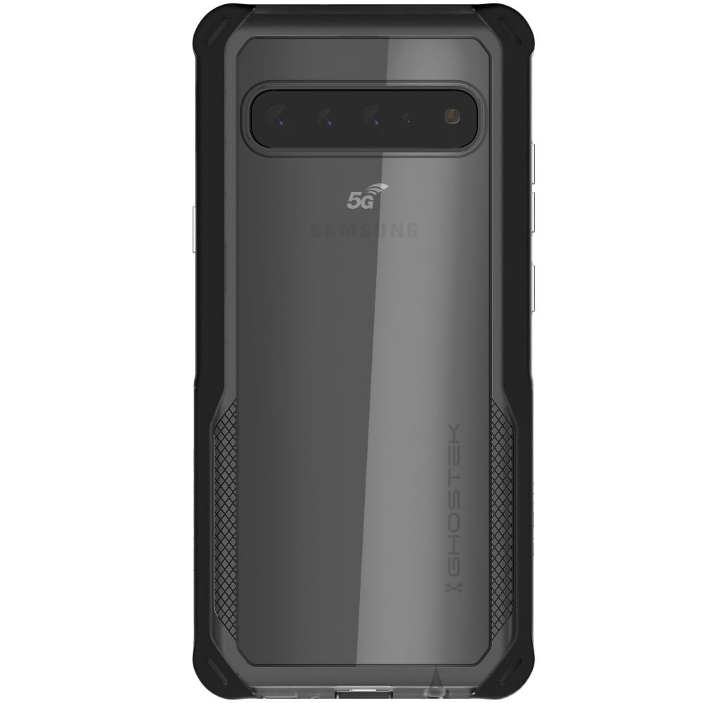 CLOAK 4 para Galaxy S10 5G Caso Híbrido à Prova de Choque [Preto]
