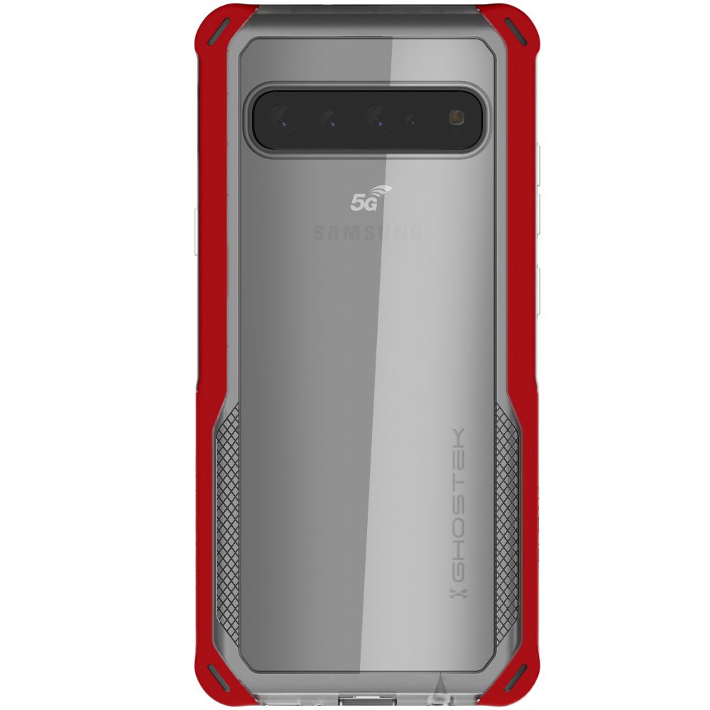 Capa híbrida à prova de choque CLOAK 4 para Galaxy S10 5G [Vermelho]
