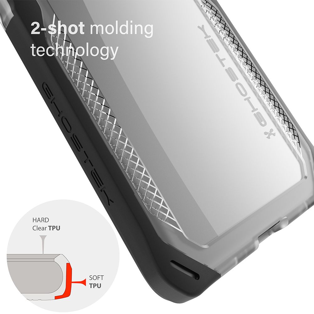 Capa híbrida à prova de choque CLOAK 4 para Galaxy S10 5G [Vermelho]