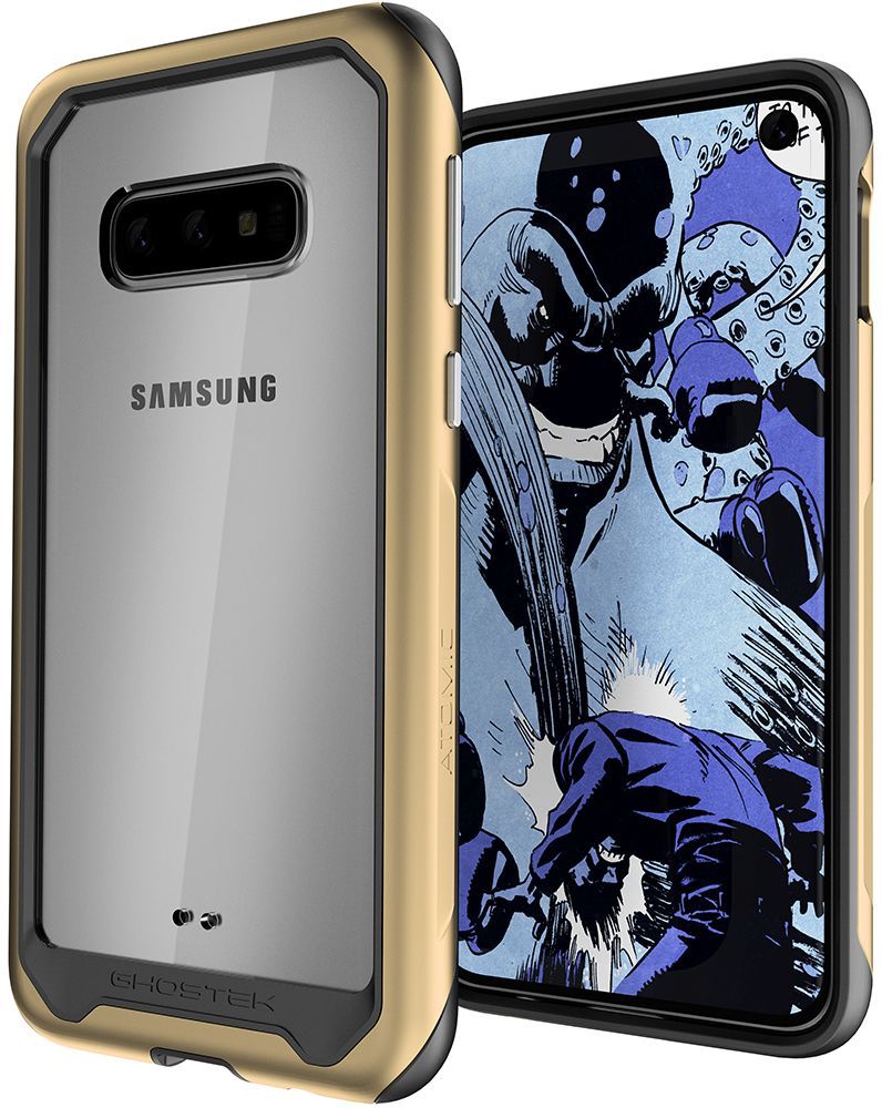 Capa de Alumínio de Grau Militar para Galaxy S10e | Série Atomic Slim 2 [Dourado]