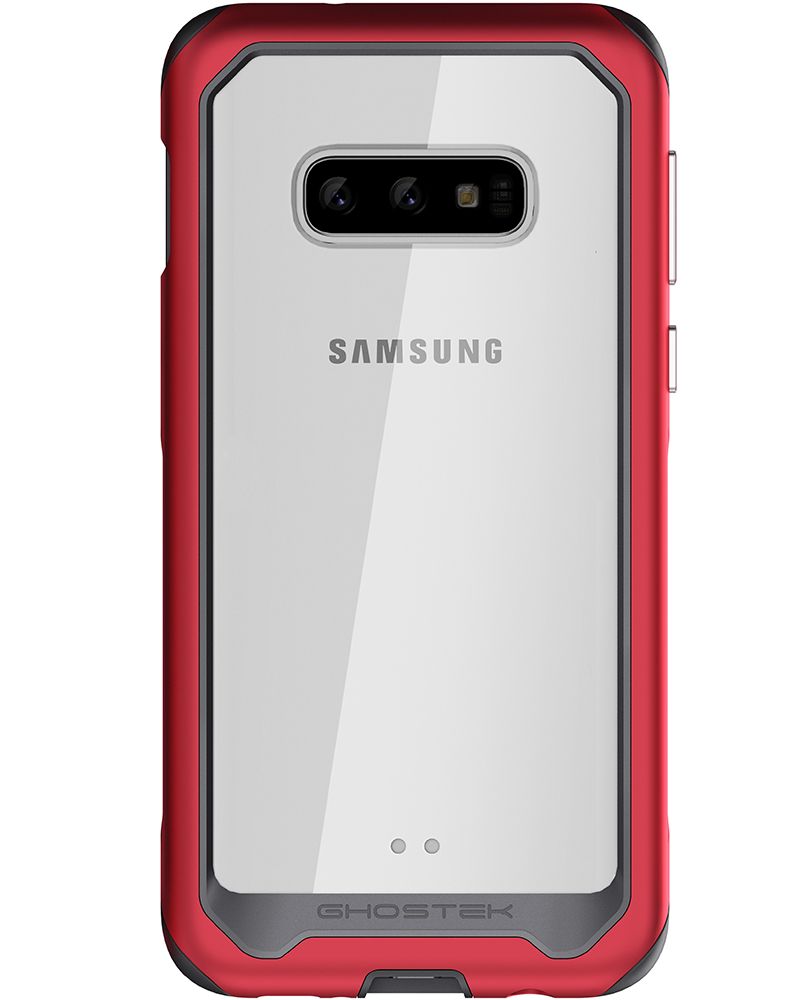 Capa de Alumínio Militar para Galaxy S10e | Série Atomic Slim 2 [Vermelho]