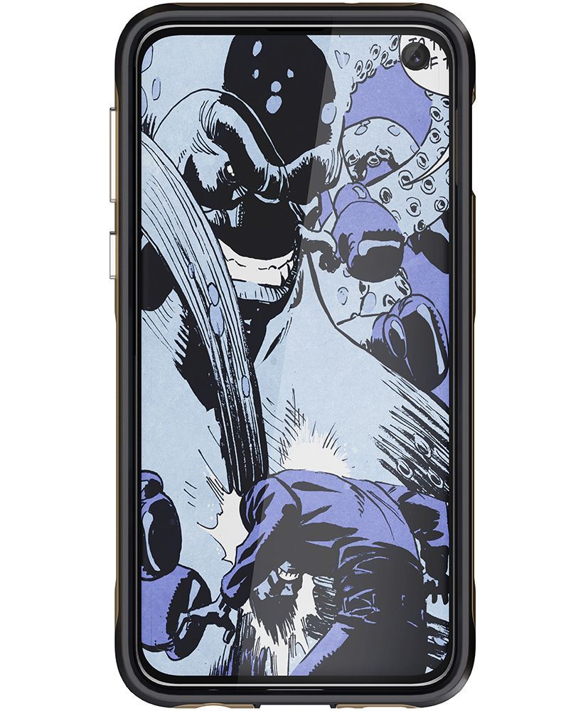 Capa de Alumínio de Grau Militar para Galaxy S10e | Série Atomic Slim 2 [Dourado]